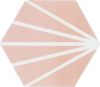 Picture of Meraki Pink Matt Hexagon Tile 19.8x22.8 cm