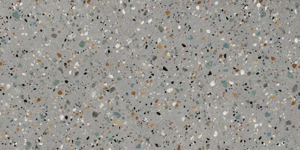 Picture of Gobi Grey Matt Terrazzo Porcelain Tile 60x120 cm