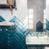 Picture of Rustic Pacific Blue Tiles 7.5x30 cm