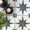 Picture of Windsor White Patterned Floor Tiles 45x45 cm