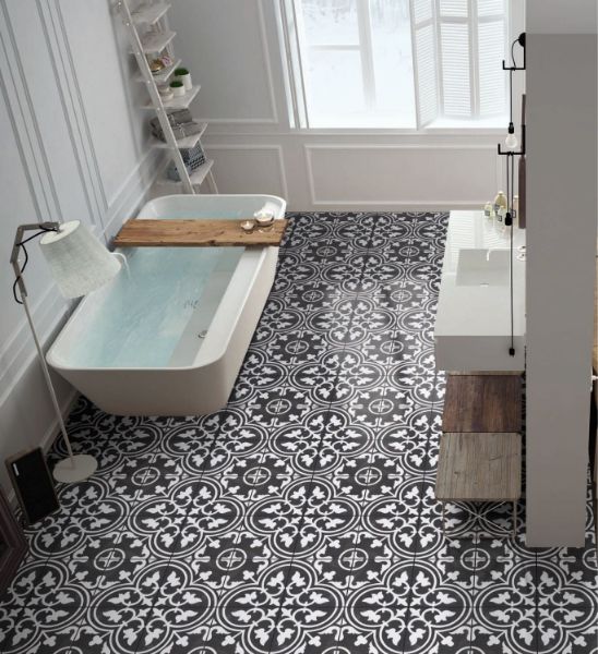 Picture of Arte Black 25x25 cm Floor Tile